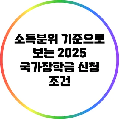 소득분위 기준으로 보는 2025 국가장학금 신청 조건